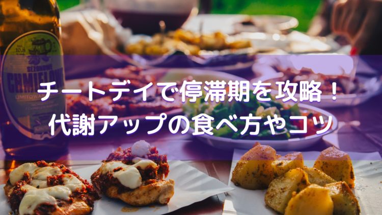 ダイエット停滞期はチートデイで攻略 翌日の食事とやり方の5つのポイント サラチキダイエット部